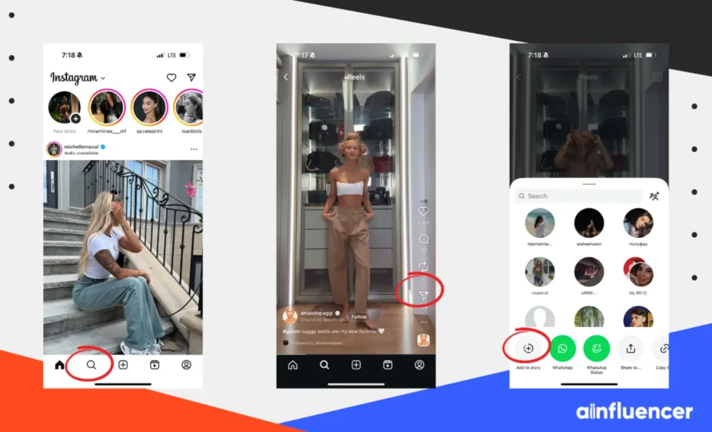 How to Repost a Reel on Instagram Story