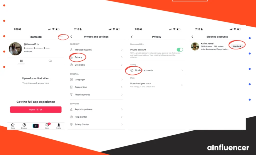 How to Unblock Someone on TikTok