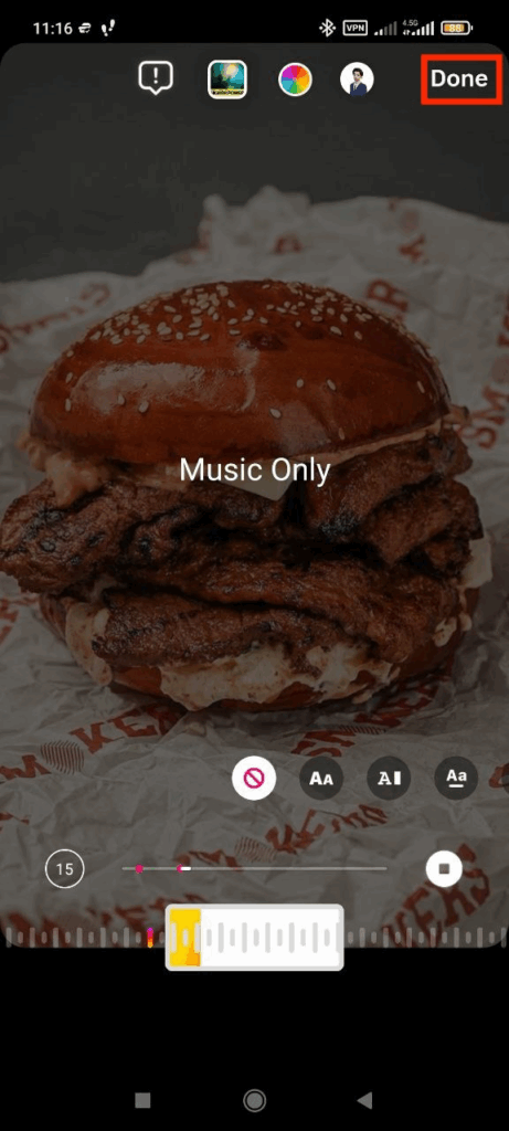 How to Add Music to Your Instagram Stories step 3